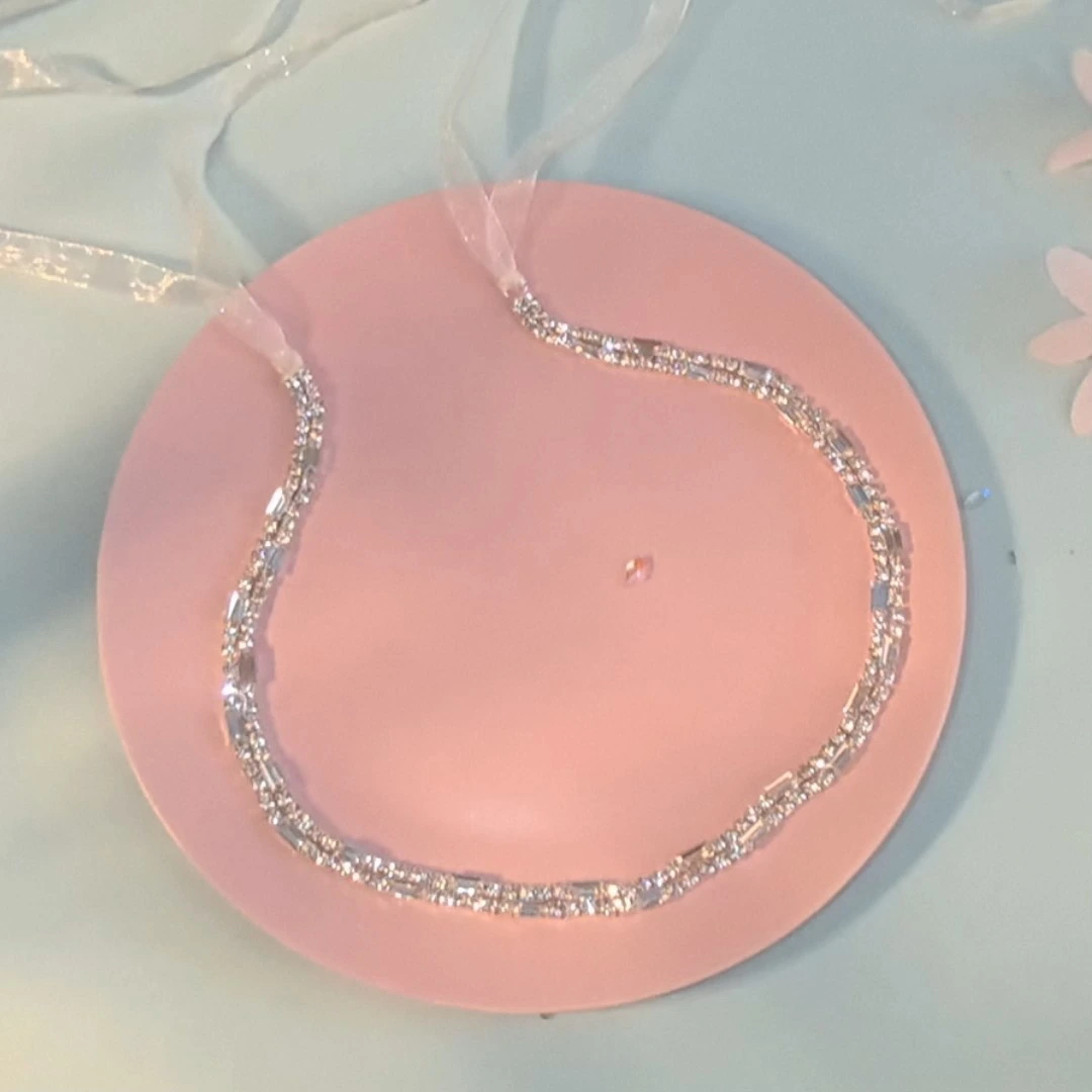 Bridal Wedding Rhinestone Belt Light Luxury Versatile Women's Waist Accessories for Prom Party Daily Wear 1
